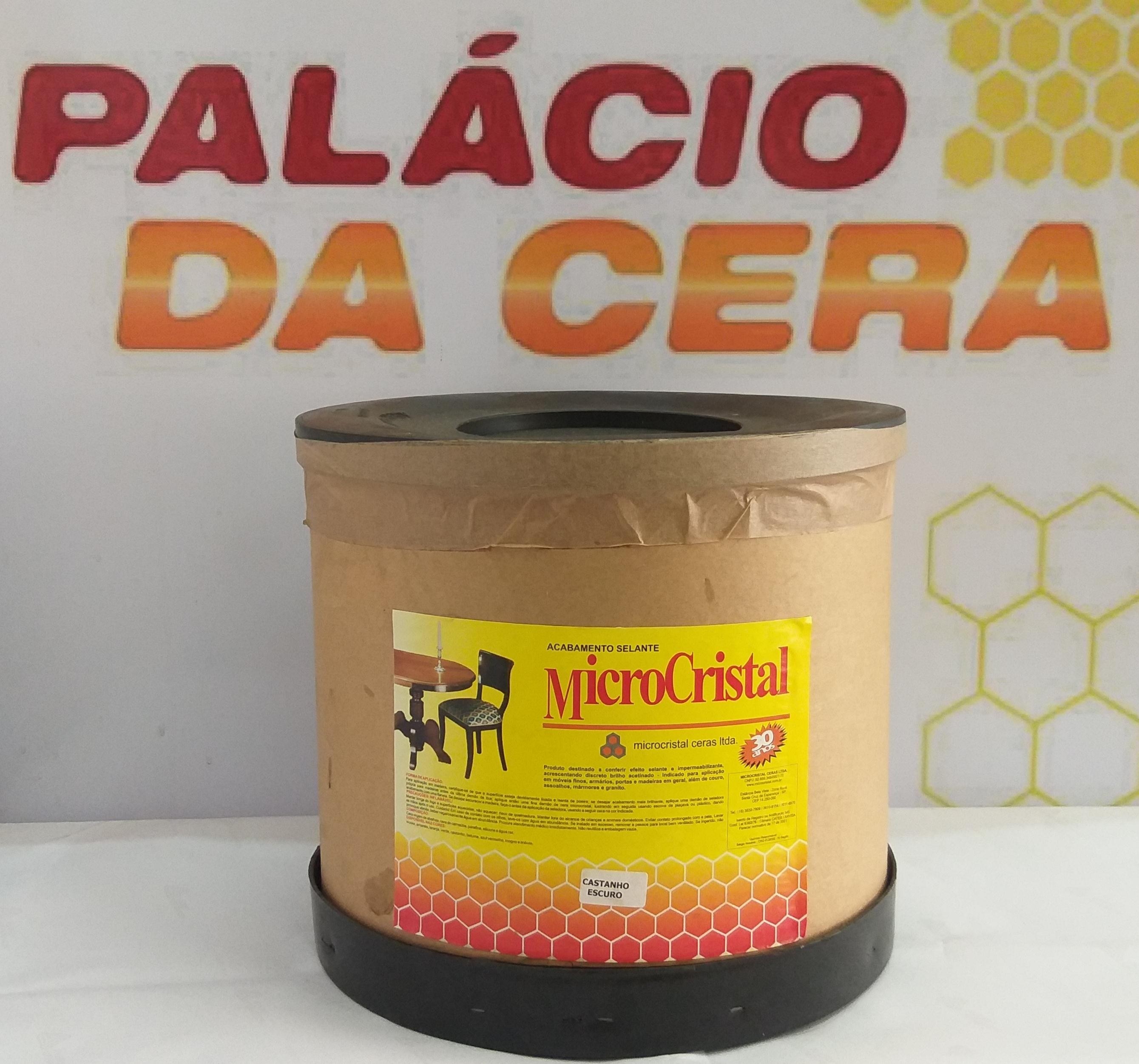Cera microcristal castanho escuro 10kg - und