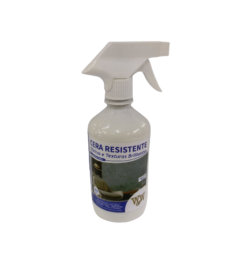 CERA SPRAY PARA TEXTURAS BRILHANTE W&W  500 ML - UND